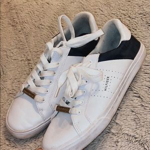 Cute Tommy Hilfiger White & Navy Shoes